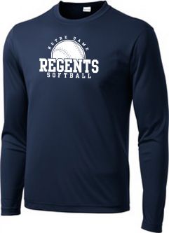 Unisex L/S Dri-Fit Shirt, Navy